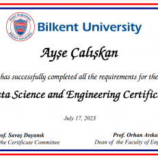 First recipients of the Data Science and Engineering Certificate have been graduated
